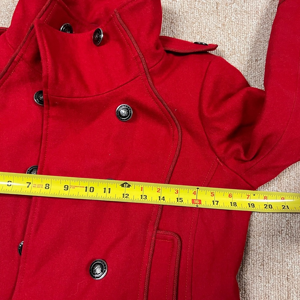 Guess Women's Vibrant Red Trench Coat - Picture 14 of 16